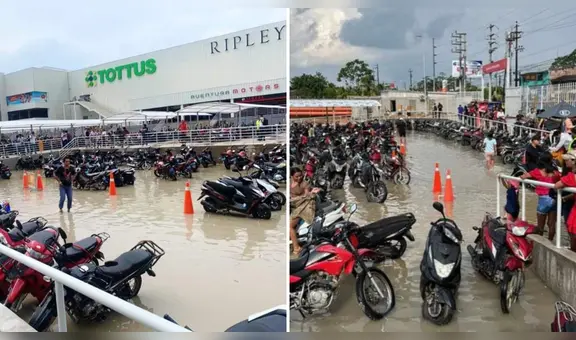 Mall Aventura en Iquitos quedó inundado por lluvia: fue inaugurado apenas el 31 de agosto