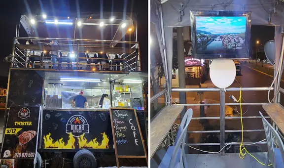 ¿Carrito sanguchero de 2 pisos? Así es el insólito emprendimiento que causa furor en el Callao