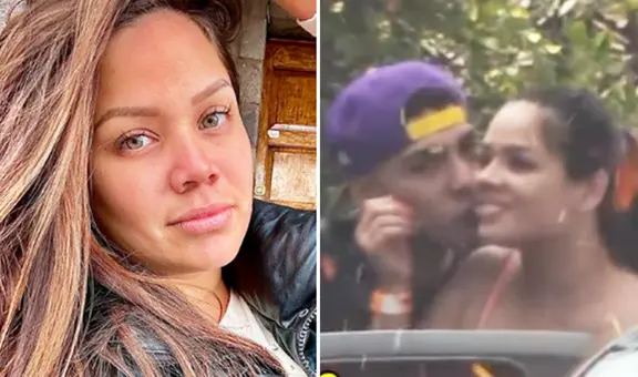 Andrea San Martín fue captada con integrante del staff de 'EEG' tras concierto de Anuel