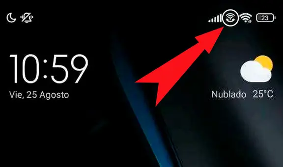 ¿Qué significa el ícono de un 'teléfono con Wi-Fi' que sale en la pantalla de tu celular?