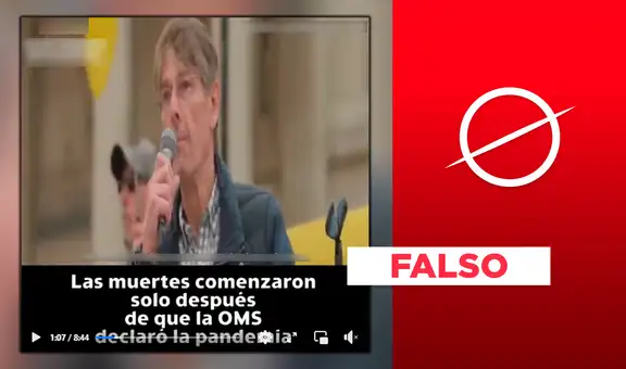 Muertes por COVID-19 no iniciaron recién “tras ser declarada pandemia” por la OMS