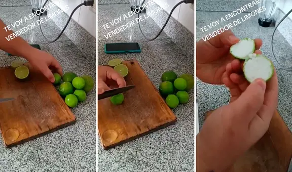Joven compra limones y lo estafan al darle tecnopor forrado con cáscara: “Te voy a encontrar, vendedor”