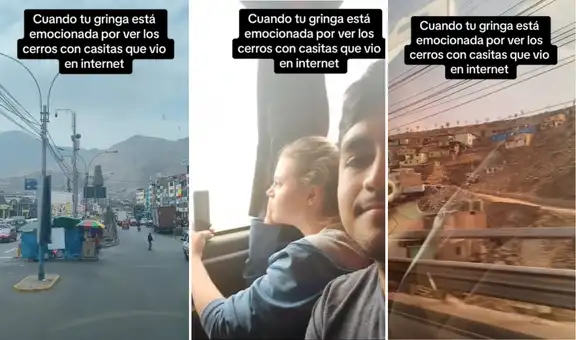 Suiza llega a Perú por primera vez y su reacción al ver los cerros en Lima se vuelve viral: "Qué exótico"