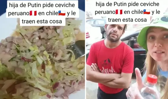 Extranjera pide ceviche peruano en Chile y queda en shock al ver el platillo: "Parece una ensalada"
