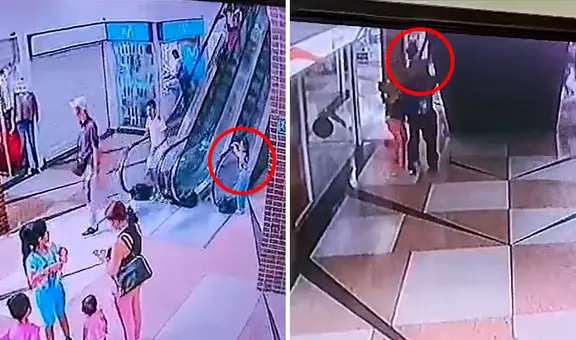 ¡Héroe sin capa! Vigilante salva vida de niña que cayó desde una escalera eléctrica en Caracas