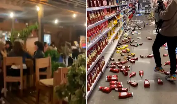 Sismo de magnitud 6.2 sacudió Chile: imágenes del temblor que remeció Tongoy en Coquimbo