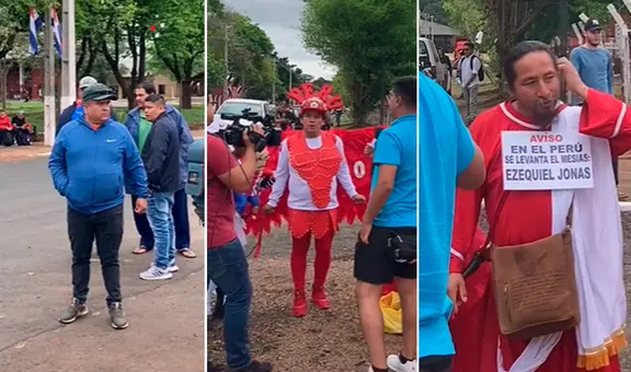 Paraguayo se vuelve viral por su reacción al ver a un grupo de hinchas peruanos: “Qué mirada”