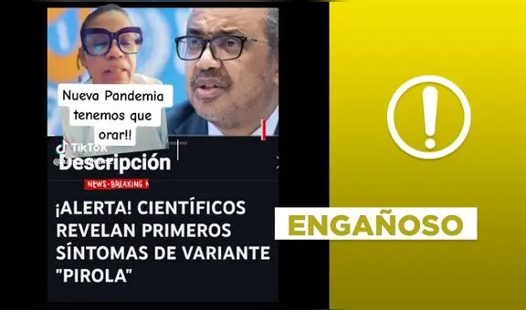 La variante pirola no genera síntomas específicos de la COVID-19 ni es una bacteria