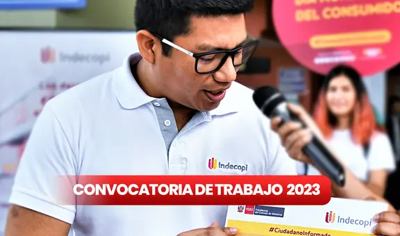 ¿Quieres trabajar en Indecopi? Postula a empleos en Lima y 6 regiones, con sueldos desde S/2.500