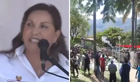 Llegada de Dina Boluarte a Junín desata protestas y enfrentamientos que dejan 2 heridos