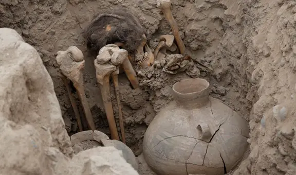 Miraflores: hallan entierro intacto de la cultura Ychsma en la huaca Pucllana