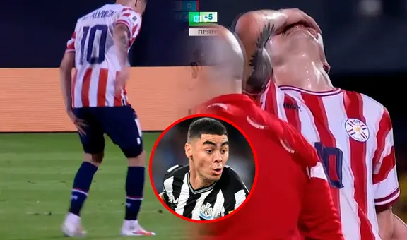 Miguel Almirón salió lesionado ante Perú, ¿llegará al Venezuela vs. Paraguay?