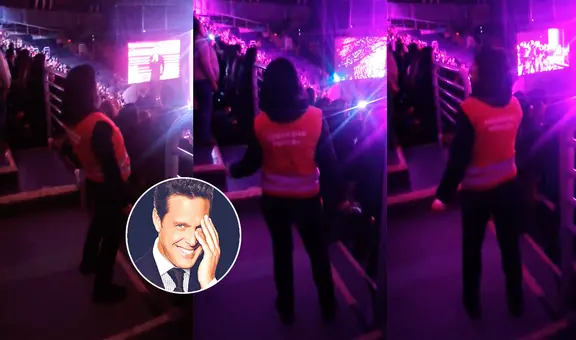 La envían a trabajar como seguridad y termina cantando en concierto de Luis Miguel