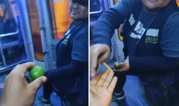 ¡Solo pasa en Perú! Pasajero paga con limón y recibe de vuelto S/ 0.50: “Le pagaste de más”