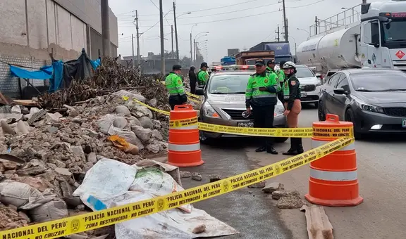 SJL: hallan cadáver de hombre en la autopista Ramiro Prialé