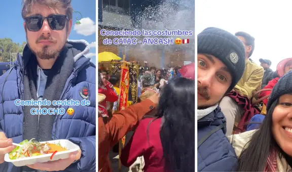 Joven llega a Perú con su novio sueco y este se queda enamorado de Áncash: “Muy hermoso”