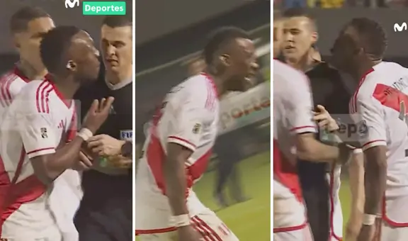 El inédito video de la furiosa reacción de Luis Advíncula con el árbitro tras ser expulsado