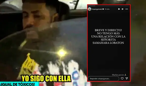 Bryan Torres es captado saliendo del departamento de Samahara: “No he terminado con ella”