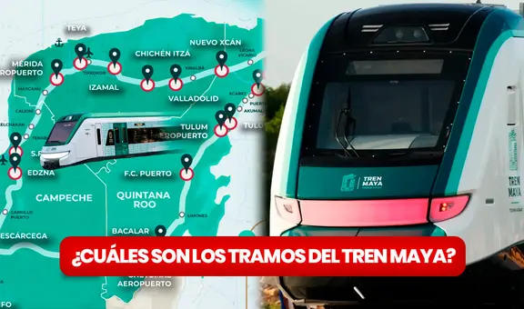 Tren Maya: ¿cuáles serán los tramos que ofrecerá para los mexicanos?