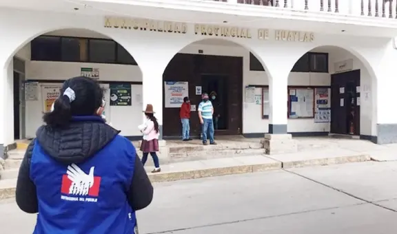 Áncash: envían a la cárcel a 3 funcionarios del municipio de Huaylas por apropiarse de dinero de obra