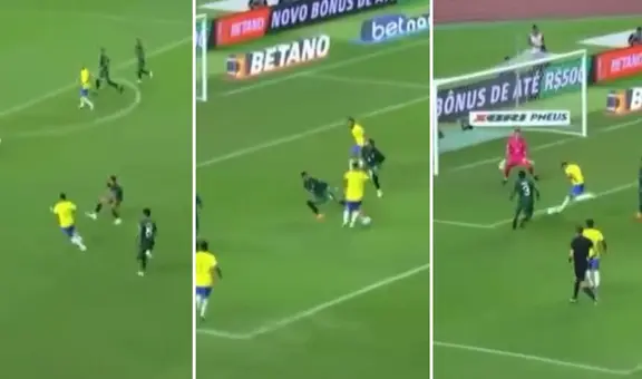 Neymar y una jugada 'maradoniana' que no acabó en gol: dejó a 5 rivales tirados pero definió mal