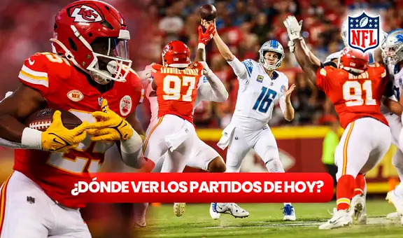 ¿Dónde ver los partidos de la NFL HOY EN VIVO en México? Horarios de la week 1 y canales de TV para seguirlos