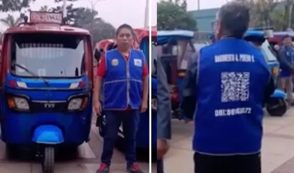 Rímac: mototaxistas formales serán identificados por pasajeros mediante códigos QR