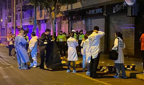 Hombre cubierto en llamas cayó del piso 11 de una galería del emporio comercial Gamarra