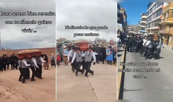 ¡Nuevo negocio en Juliaca! Funeraria brinda escolta de bailarines para cargar a fallecidos