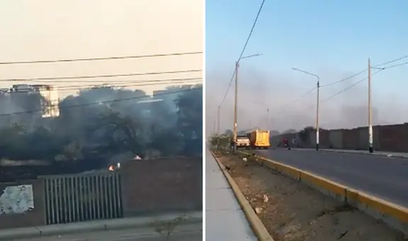 Registran incendio en interior de Universidad de Piura