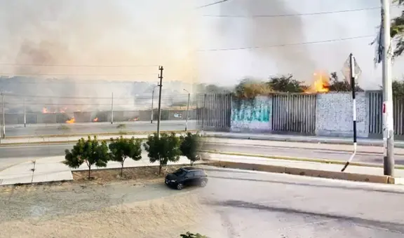 Registran incendio en interior de Universidad de Piura