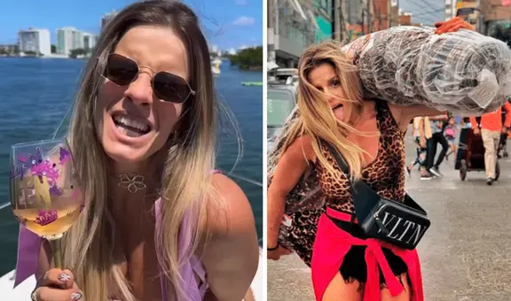 Alejandra Baigorria orgullosa de sus costosos viajes: “17 años cargando costales en Gamarra”