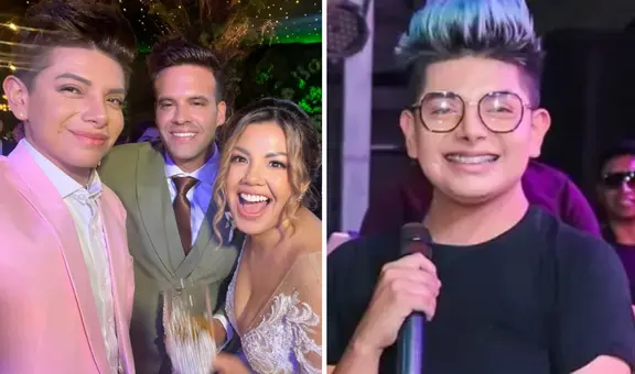 ¿El próximo casado? Bryan Arámbulo agarró el bouquet en la boda de Estrella Torres y Kevin Salas