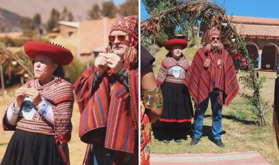 Chilenos se casan en Cusco con ritual ceremonial inca y causan furor: "Pachamama es testigo"