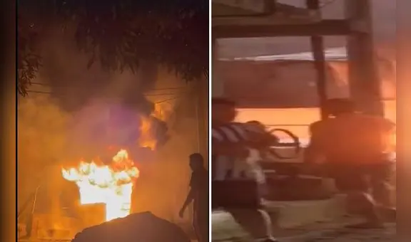 La Libertad: incendio en grifo de Pataz deja a 2 personas con quemaduras graves