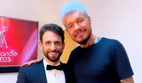 Rodrigo González comparte fotografía con Marcelo Tinelli y aclara: "Me dio una exclusiva"