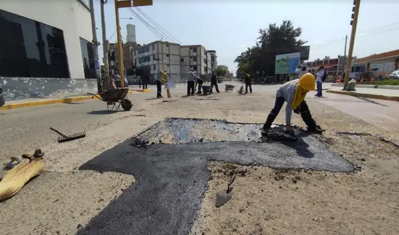 Lambayeque: parchado sigue siendo la única solución a deterioro de las pistas