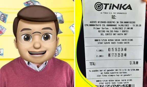 Peruano que ganó S/12 millones en La Tinka revela su estrategia: "Jugué los mismos números por años"