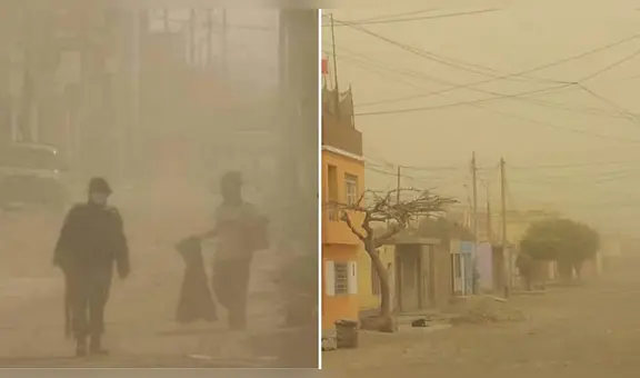 ¡Tormentas de arena en Pisco! Reportan fuertes vientos en la región de Ica