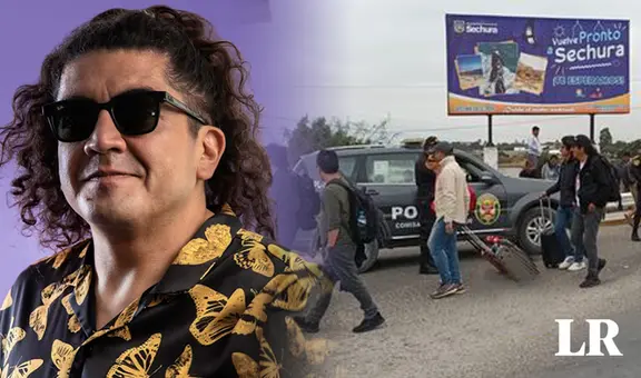 Mauricio Mesones llegó caminando a Sechura ante paro de pescadores en Piura