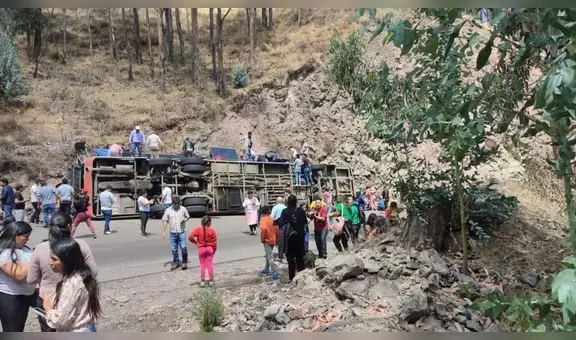 Ayacucho: reportan 3 muertos y 20 heridos tras accidente de tránsito en Vinchos