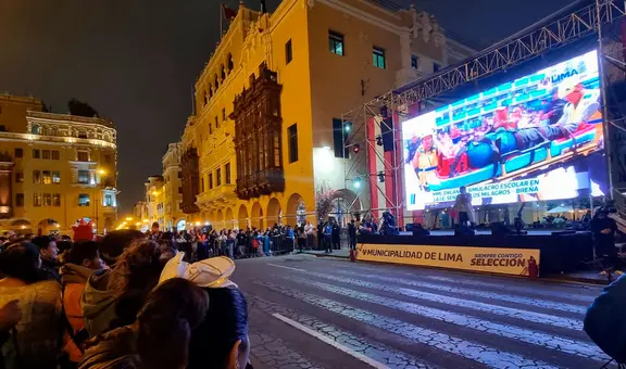 Perú vs. Brasil en plaza de Armas: mira aquí en qué otros lugares transmitirán el partido