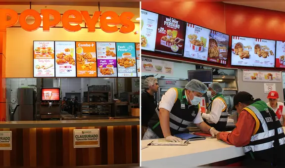 Cierran local de Popeyes y advierten a KFC en Huancayo