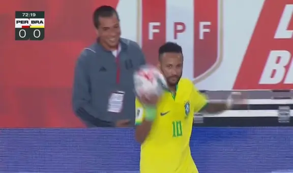 'Joya' de Alianza Lima le escondió el balón a Neymar y el '10' tuvo una peculiar reacción