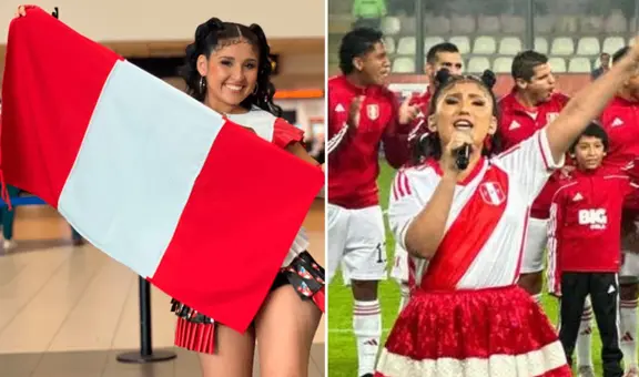 Milena Wharton agradecida por entonar el himno nacional en el Perú vs. Brasil: "Casi lloro"