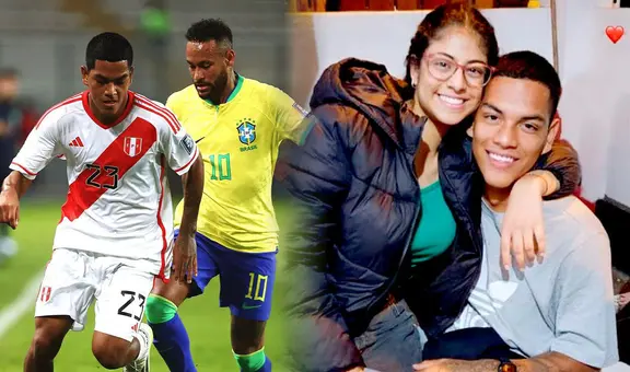 Joao Grimaldo y el romántico mensaje que le dedicó su novia tras debutar con la selección peruana