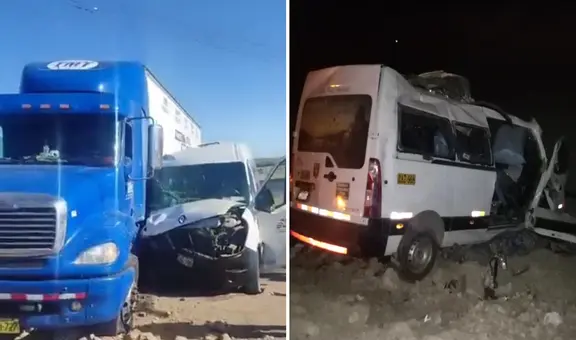 Arequipa registró tercer accidente en menos de 24 horas: 2 casos involucran a minivanes