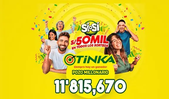 La Tinka: resultados del sorteo del miércoles 13 de septiembre de 2023
