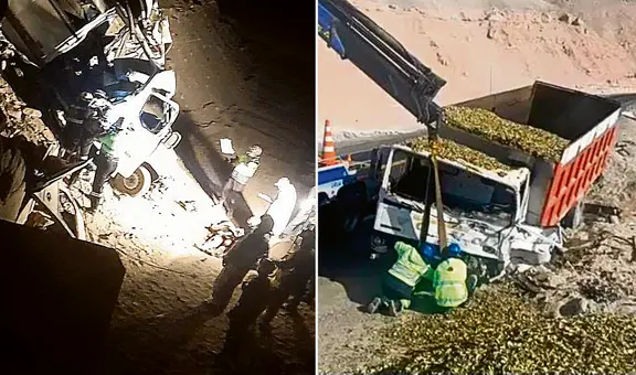 Arequipa: miniván choca con camión y deja 10 muertos en Panamericana Sur