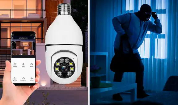 ¿Qué es un foco cámara espía y por qué muchos lo usan para proteger sus hogares de robos?